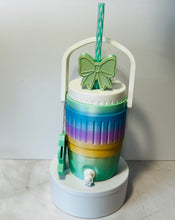 Load image into Gallery viewer, Personalized 3D Printed Can Cooler with Straw