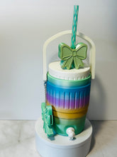 Charger l'image dans la galerie, Personalized 3D Printed Can Cooler with Straw