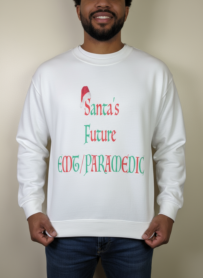 Santa’s Future EMT/ Paramedic   Long Sleeve Shirt