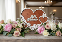 Charger l'image dans la galerie, Hearts Wedding Guest Book Alternative, Custom Drop Box, Unique Wooden Boho and Rustic Wedding Decor, Personalized Wedding Gift, Anniversary