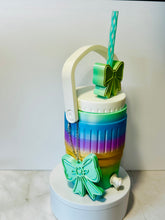 Charger l'image dans la galerie, Personalized 3D Printed Can Cooler with Straw