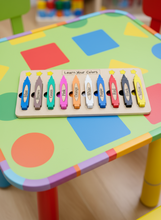 Load image into Gallery viewer, Customizable Kid’s Color learning puzzle