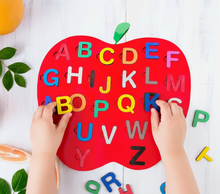 Load image into Gallery viewer, Apple Alphabet Puzzle