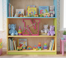 Load image into Gallery viewer, Personalized Girls or Boys Initial Piggy Bank