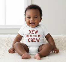 Load image into Gallery viewer, New to the crew bodysuit