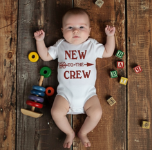 Load image into Gallery viewer, New to the crew bodysuit