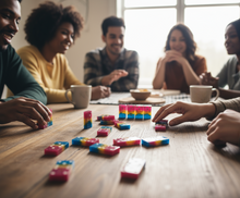 Load image into Gallery viewer, Rainbow Dominoes
