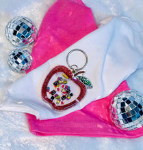 Load image into Gallery viewer, Teacher Shaker Keychain, Apple Shaker Keychain, Teacher Gift, Gift Idea, Shaker Keychain, Cute Keychain, Shaker, Cute Gift