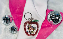 Load image into Gallery viewer, Teacher Shaker Keychain, Apple Shaker Keychain, Teacher Gift, Gift Idea, Shaker Keychain, Cute Keychain, Shaker, Cute Gift