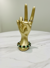 Load image into Gallery viewer, Money Wealth Success Bracelet Green Aventurine Crystal Tiger Eye - Calming Anxiety - Abundance Bracelet Wisdom - Crystal Prosperity Gemstone