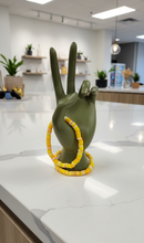 Load image into Gallery viewer, Handmade Sunrise Clay Heishi Bead Bracelet: One-of-a-Kind
