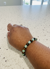 Load image into Gallery viewer, Money Wealth Success Bracelet Green Aventurine Crystal Tiger Eye - Calming Anxiety - Abundance Bracelet Wisdom - Crystal Prosperity Gemstone