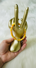 Load image into Gallery viewer, Handmade Sunrise Clay Heishi Bead Bracelet: One-of-a-Kind