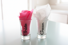 Load image into Gallery viewer, Bride &amp; Groom Shot glasses