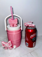 Load image into Gallery viewer, Personalized 3D Printed Can Cooler with Straw