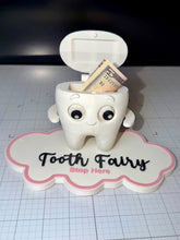 Load image into Gallery viewer, 3D Printed Tooth Fairy Buddy: Tooth and Money Holder for Little Ones