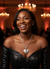 Load image into Gallery viewer, Broken Heart Iced Out pendant Necklace