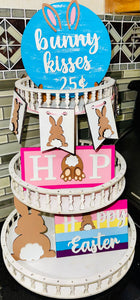 Easter Tiered Tray Decor